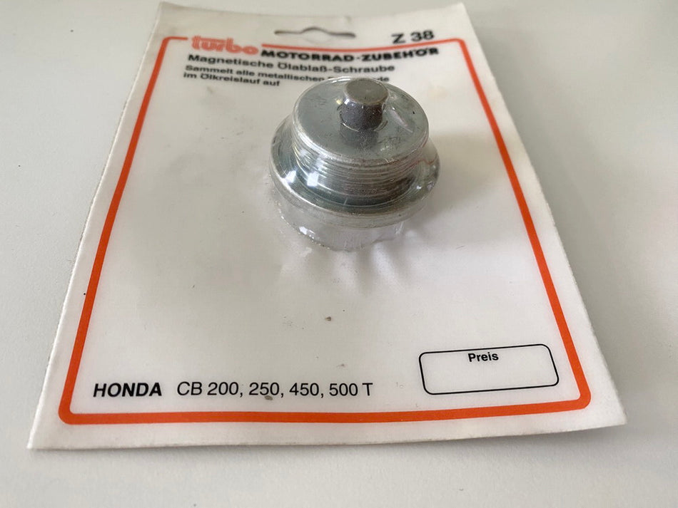 Tapón magnético de vaciado de aceite accesorio para Honda CB200 250 450, 500 T - NUEVO