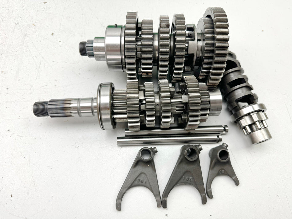 KAWASAKI ZX-7R ZX750P Getriebe Schaltgabeln Schaltwalze Zahnräder Getriebewelle