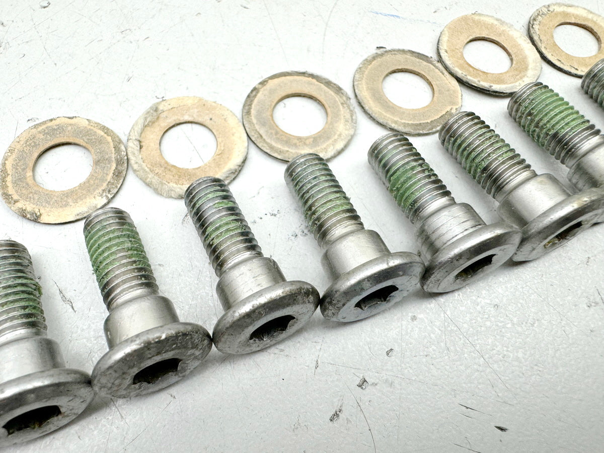 HONDA CBR 600 PC19 PC23 Tornillos para discos de freno delanteros + traseros (para llantas)