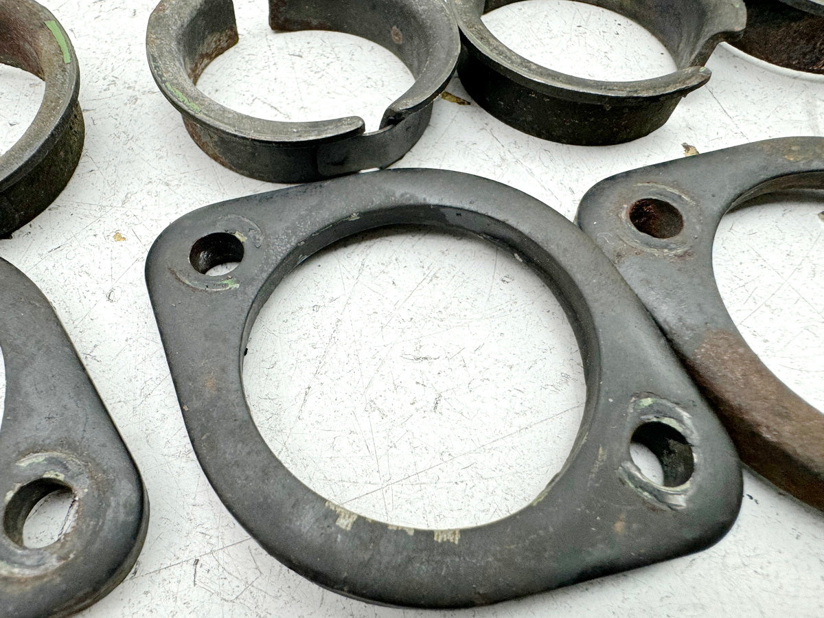 HONDA CBR 600 PC19 PC23 Krümmerkronen Halter Krümmer Muttern Halbmonde Schellen