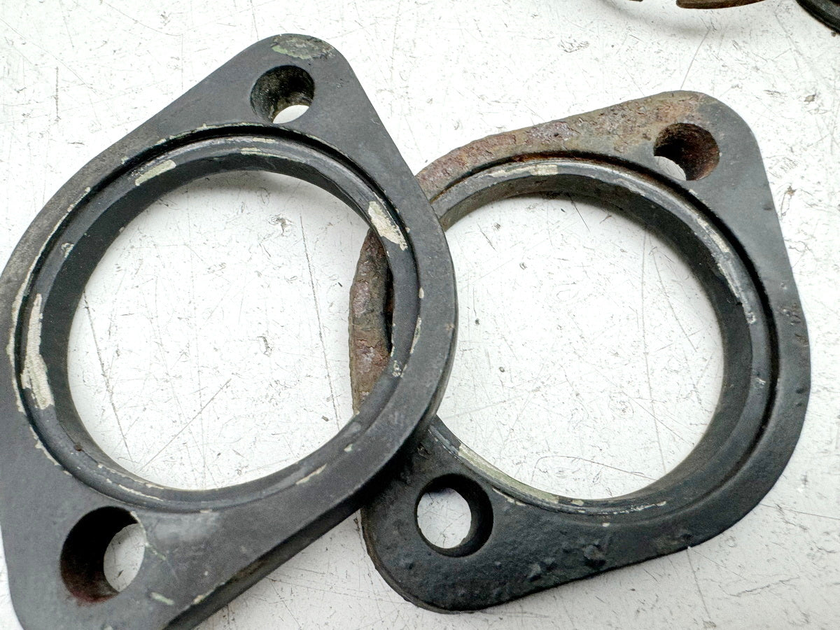HONDA CBR 600 PC19 PC23 Krümmerkronen Halter Krümmer Muttern Halbmonde Schellen