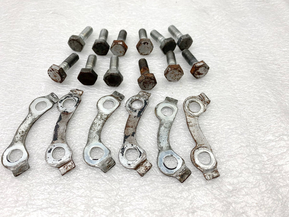 YAMAHA RD 250 1A2 Tornillos disco de freno delantero trasero Soporte para llanta rueda delantera
