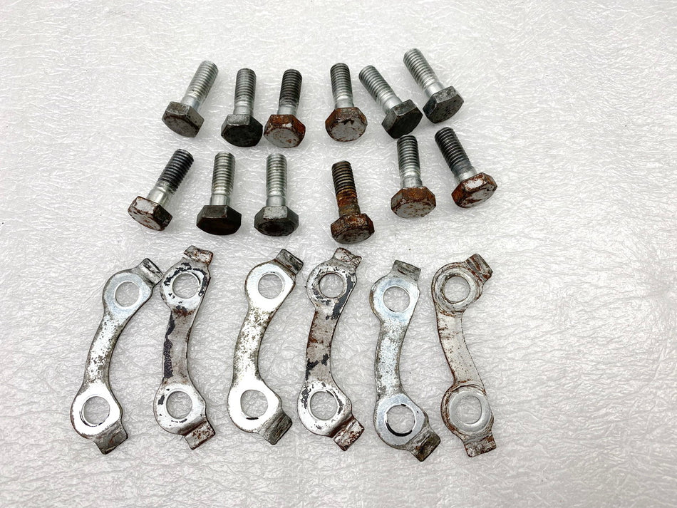 YAMAHA RD 250 1A2 Tornillos disco de freno delantero trasero Soporte para llanta rueda delantera