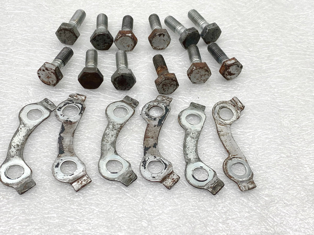 YAMAHA RD 250 1A2 Tornillos disco de freno delantero trasero Soporte para llanta rueda delantera