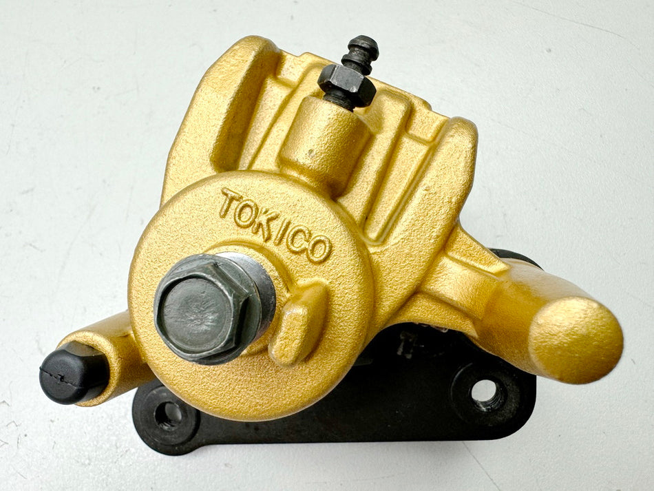 KAWASAKI ZX-6R 636 C Pinza de freno trasera Tokico dorada Pinza de freno Pistones 05-06