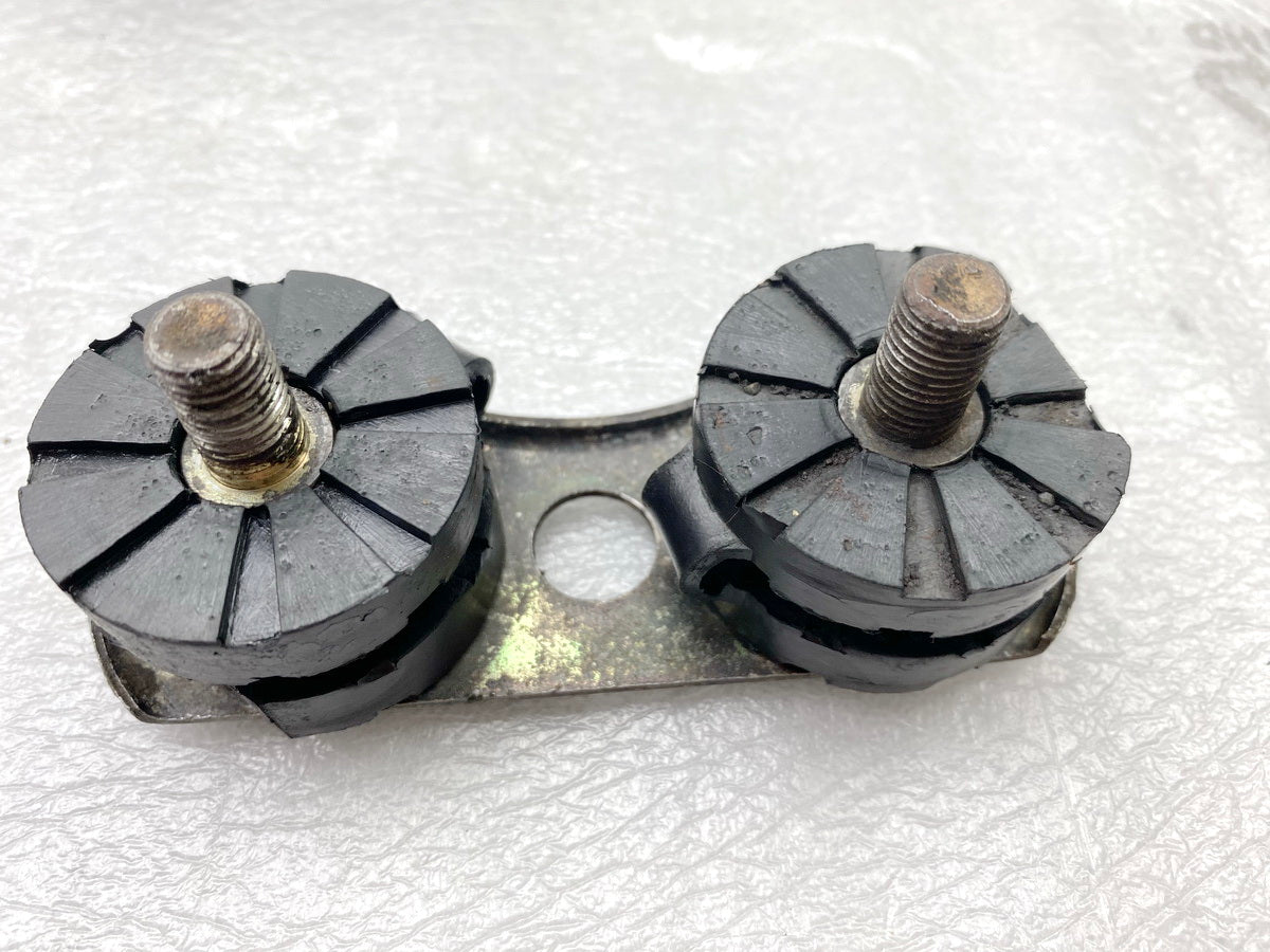 YAMAHA RD 250 1A2 Soporte Reposapiés Gomas Placa Reposapiés Soporte
