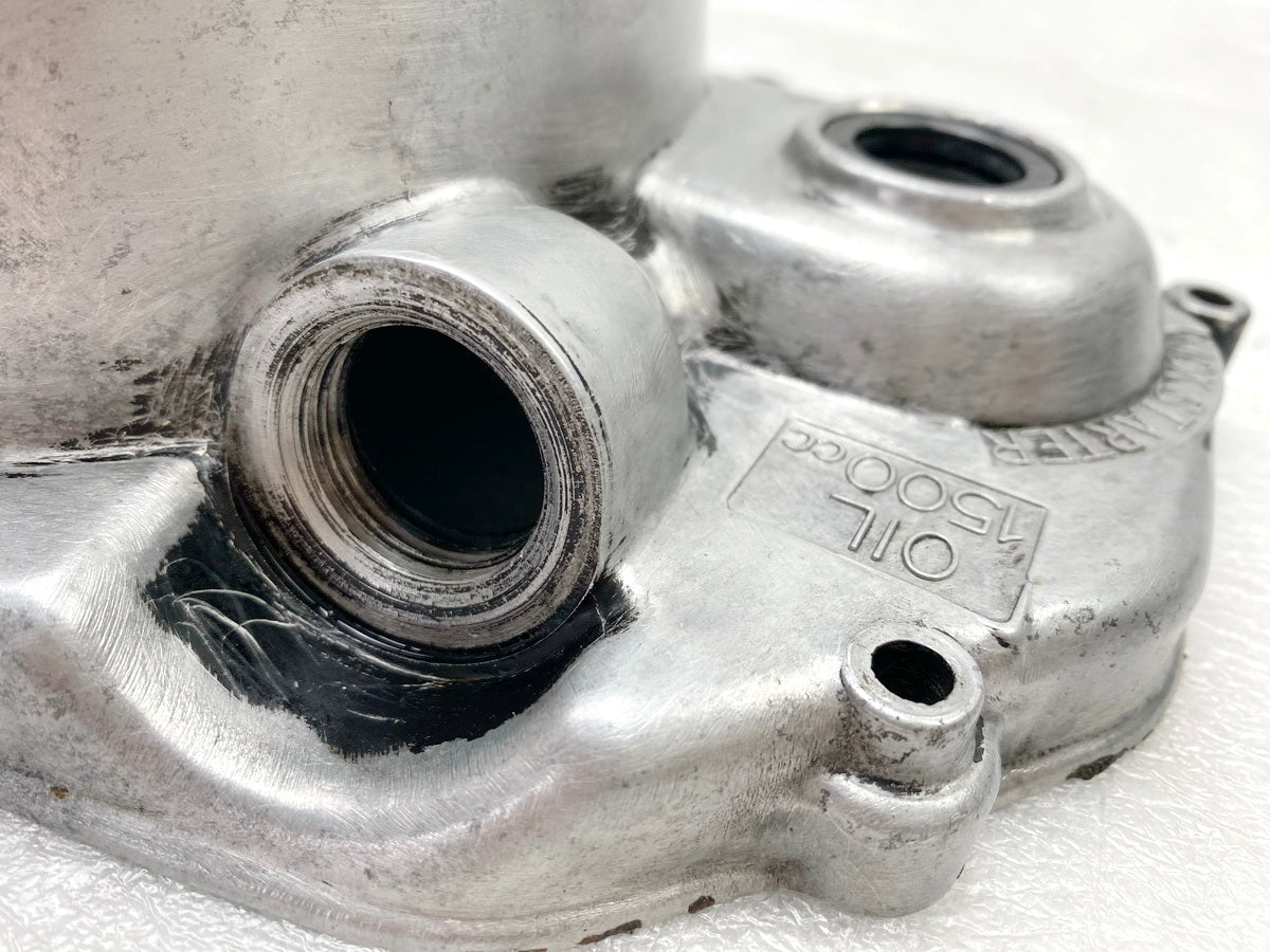 YAMAHA RD 250 1A2 Tapa de embrague Tapa de motor Cubierta de motor Cárter