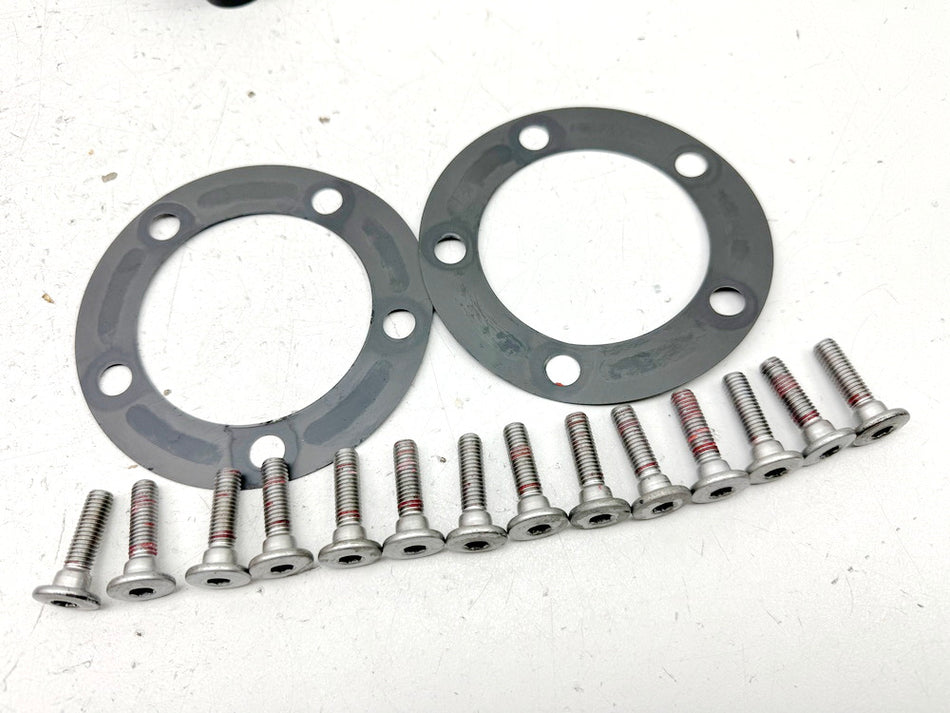 KAWASAKI ZX-6R 636 C Schrauben Bremsscheibe vorn hinten für Felge  05-06