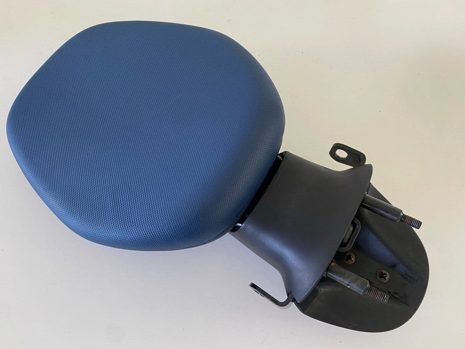 BMW C1 125 200 ABS reposacabezas de cuero azul para asiento