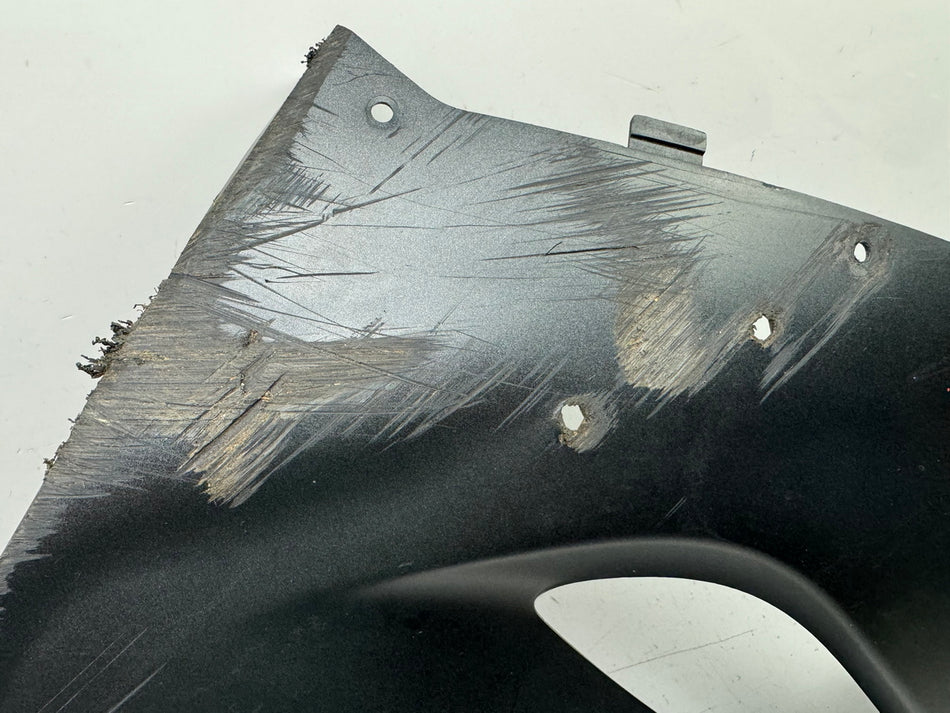 KAWASAKI ZX-6R 636C Verkleidung Bug rechts unten Abdeckung Bugspoiler matt 05-06
