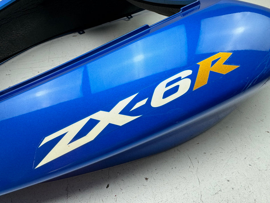KAWASAKI ZX-6R 636 C Heckverkleidung blau Abdeckung Cover Heck Blende 05-06