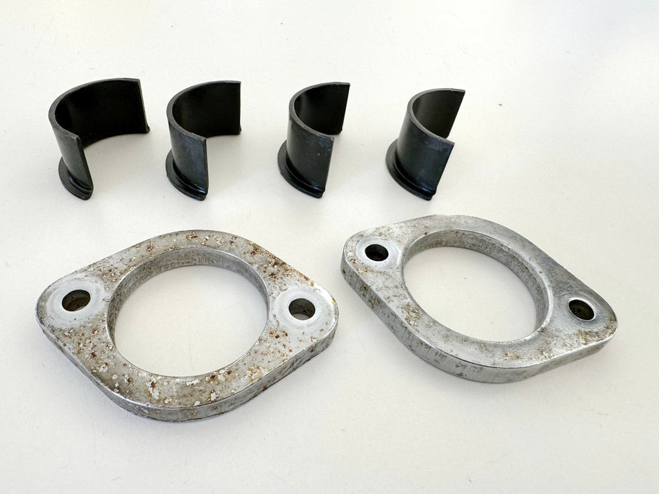 KAWASAKI EL 250 B Eliminator Halter Krümmer Schellen Halbmond Flansch