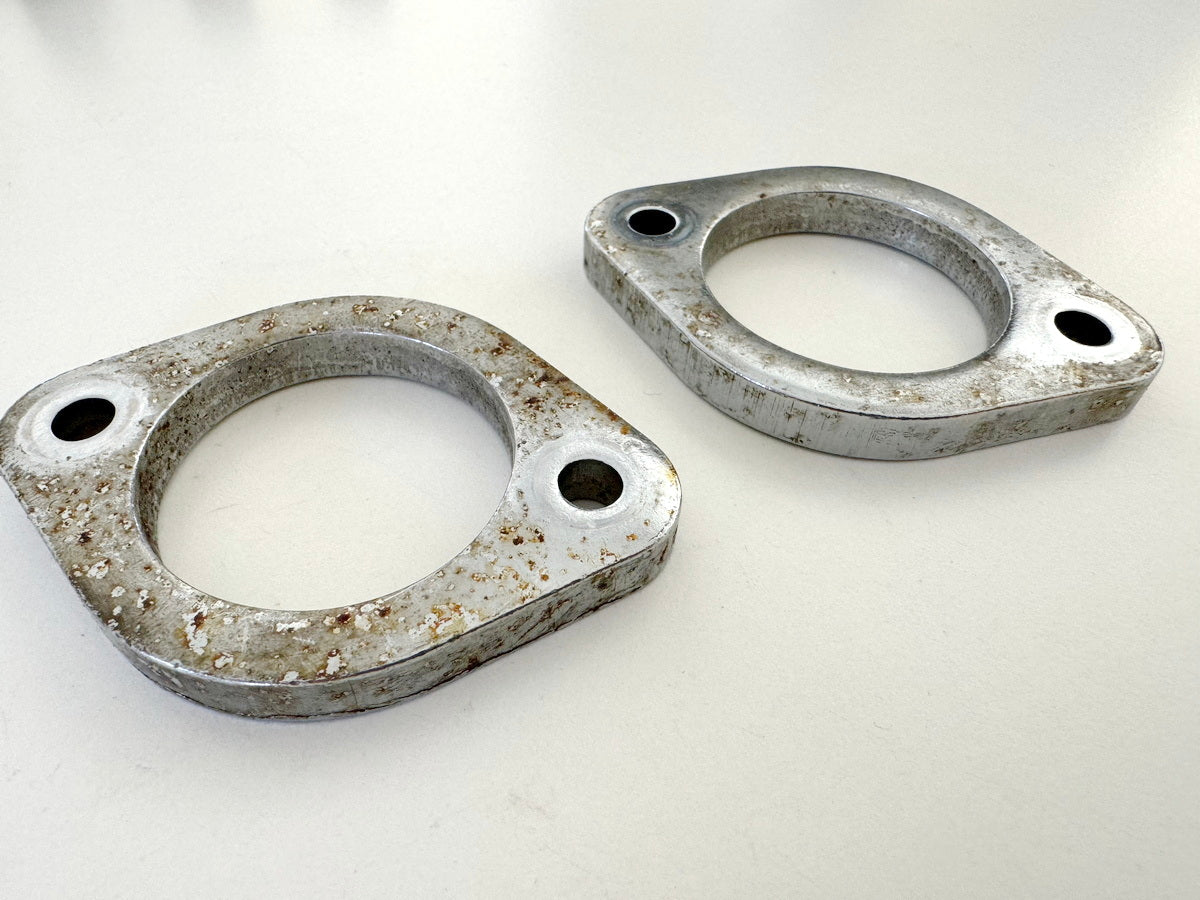 KAWASAKI EL 250 B Eliminator Mount Manifold Clamps Half-moon Flange