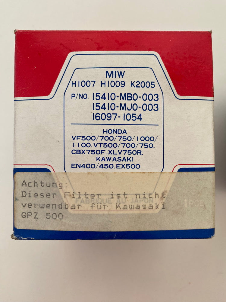 Meiwa MIW Ölfilter Oil Filter K2005 H1007 H1009 für Honda Kawasaki - NEU