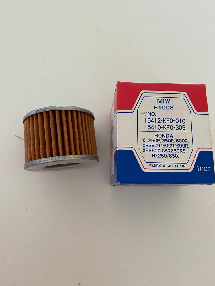 Filtro de aceite Meiwa MIW H1008 para Honda 15412-KF0-010 15410-KF0-305 - NUEVO