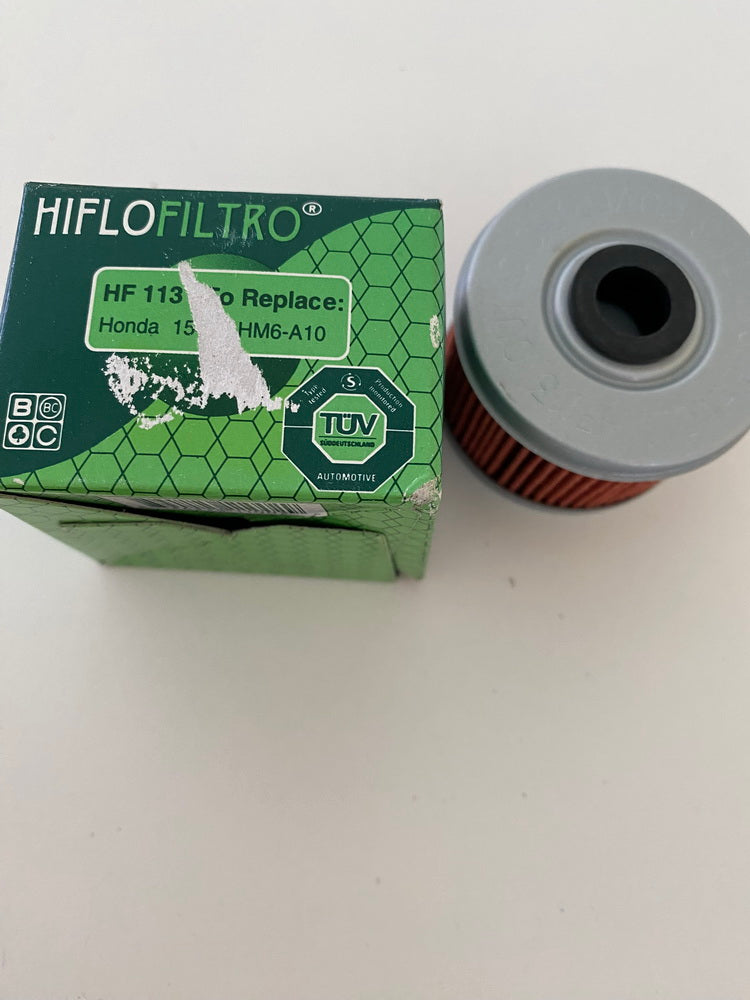 Hiflo Oil Filter HF113 for Honda Ref. No. 15412-HM6-A10 - NEW