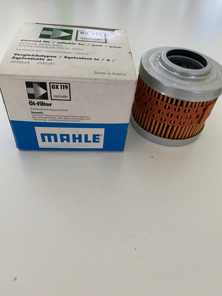 Filtro de aceite Mahle OX119 para Aprilia BMW KTM MZ MUZ - NUEVO