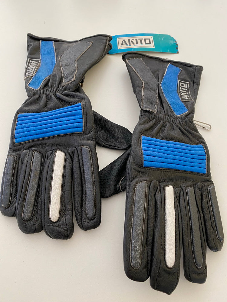 Motorradhandschuhe Handschuhe Motorrad Leder Aktito Olympic Größe 8,5 M - NEU