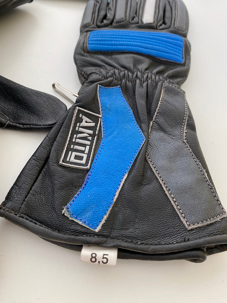Motorradhandschuhe Handschuhe Motorrad Leder Aktito Olympic Größe 8,5 M - NEU