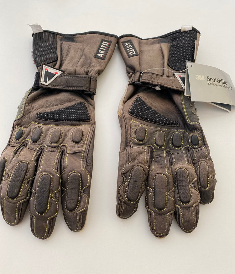 Motorcycle Gloves Akito Schoeller with Kevlar Size 7.5 S NEW