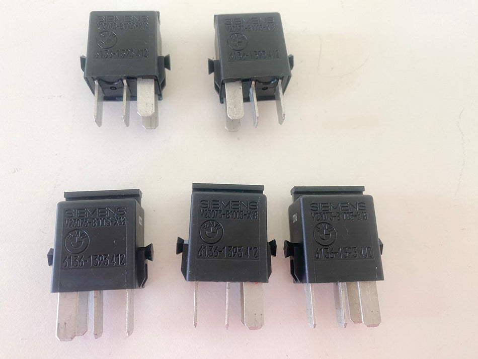 BMW C1 125 200 ABS Relay Siemens - black normally open set of 5
