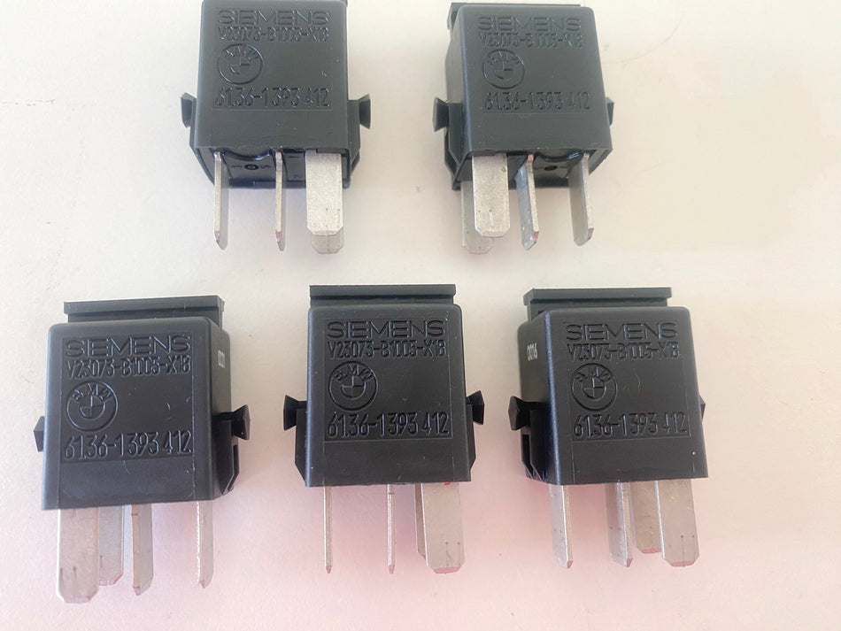 BMW C1 125 200 ABS Relay Siemens - black normally open set of 5