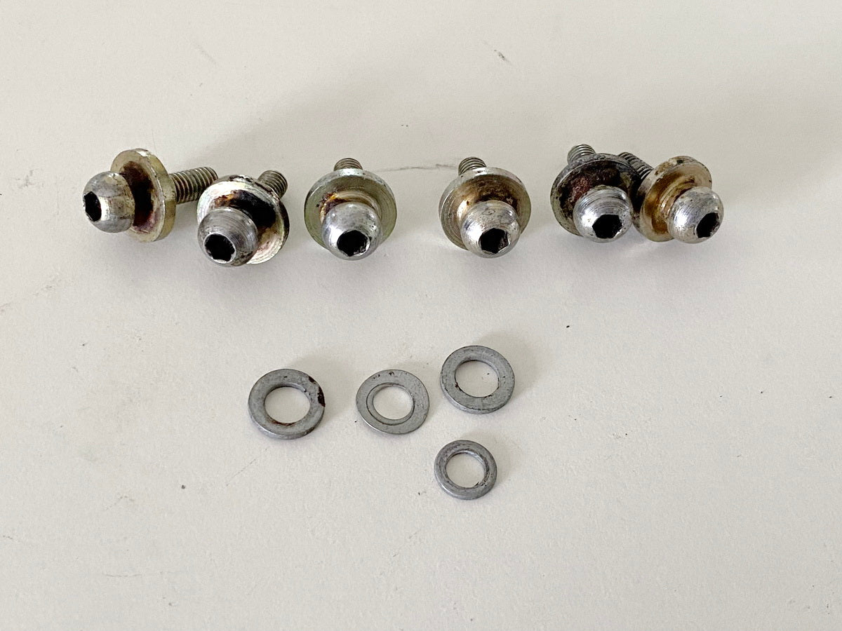 BMW K 1200 LT A K2LT Tornillos para soporte de espejo, pasadores de reposapiés