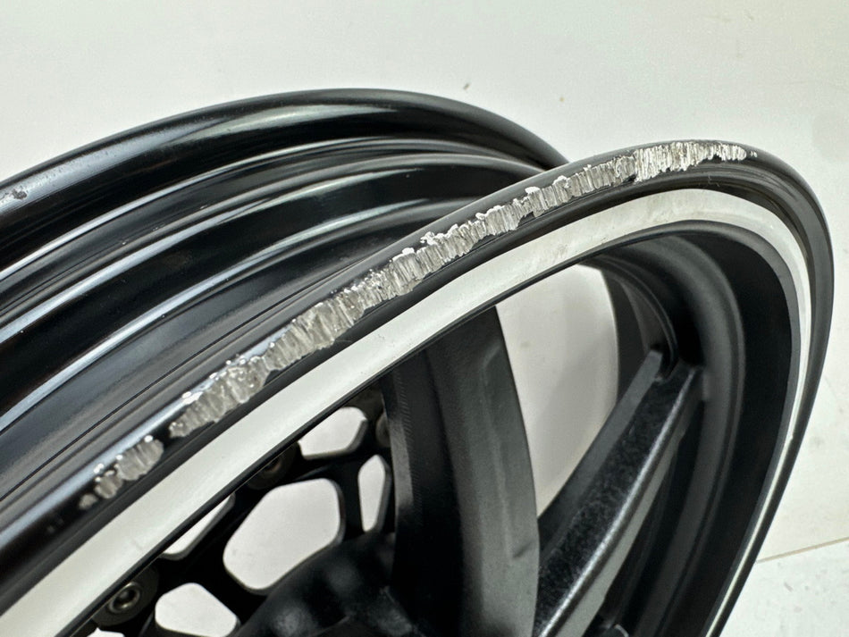 HYOSUNG GT 125 N Comet Felge vorn Vorderrad Bremsscheibe Wheel J17x3.00 schwarz
