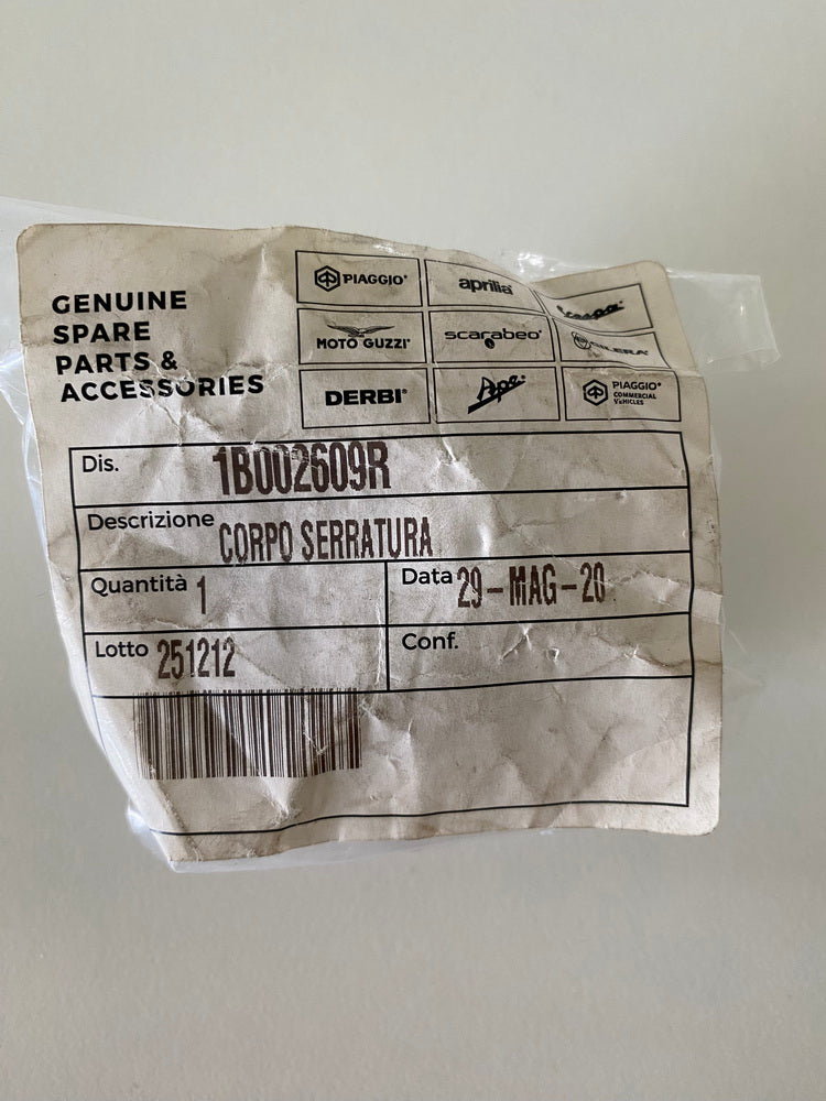 VESPA Primavera 50 4T 3V i-Get Schlossaufnahme Halterung Schloss 1B002609R - Neu