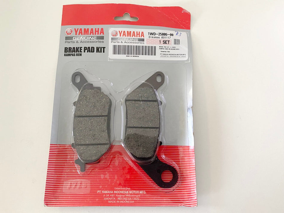 Yamaha Bremsbelag Satz Bremsbeläge hinten original 1WD-25806-00 YZF MT - NEU