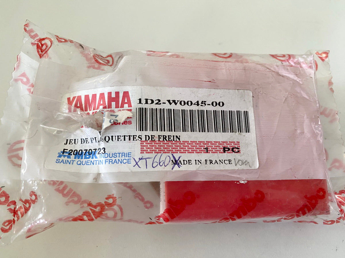 Yamaha Brake Pad Set Front Brake Pads Original 1D2-W0045-00 XT660 - NEW