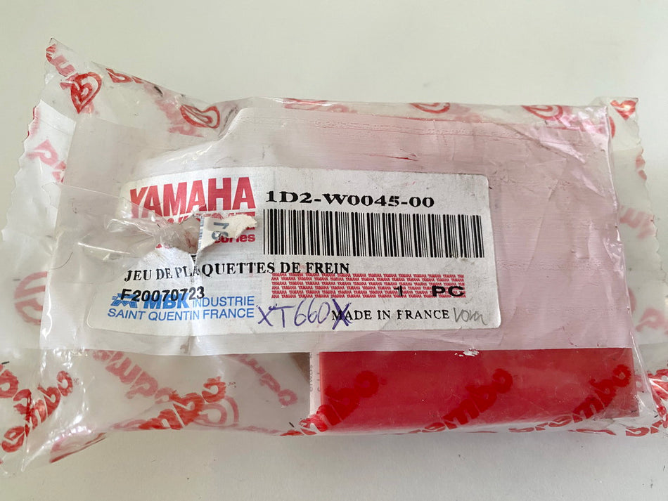 Yamaha Bremsbelag Satz Bremsbeläge vorn original 1D2-W0045-00 XT660 - NEU