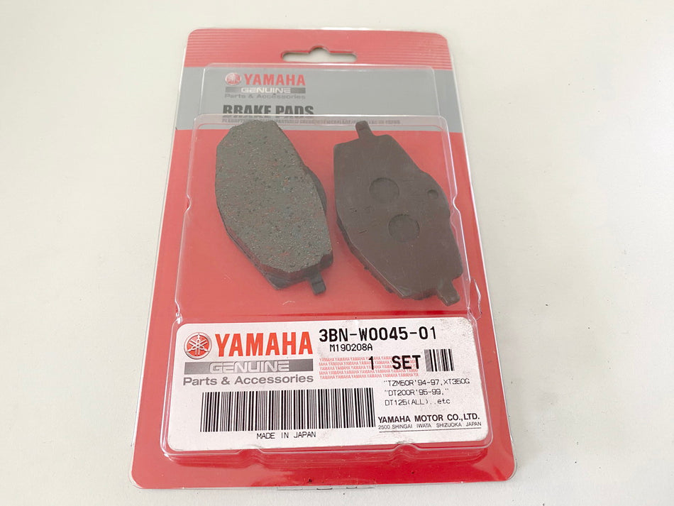 Yamaha Bremsbelag Satz Bremsbeläge vorn original 3BN-W0045-01 DT XT - NEU