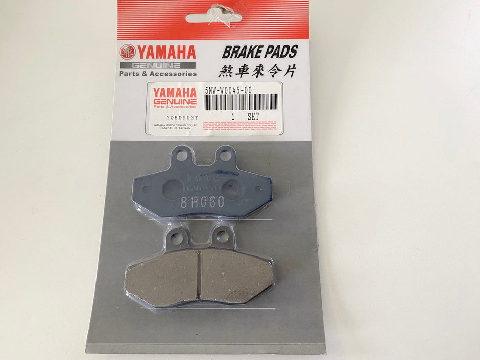 Yamaha Brake Pad Set Brake Pads Front Original 5NW-W0045-00 Beluga Cygnus NEW