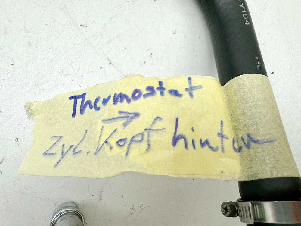 HONDA NTV 650 RC33 REVERE Kühlerschlauch Rohr Thermostat zum Zylinderkopf Motor