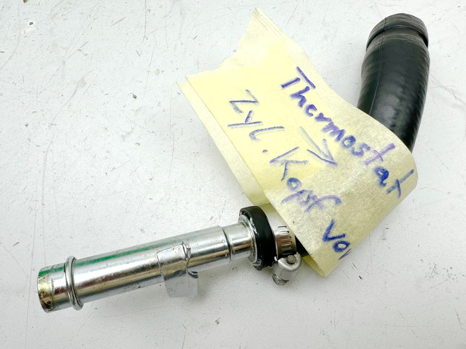 HONDA NTV 650 RC33 REVERE Kühlerschlauch Rohr Thermostat zum Zylinderkopf Motor