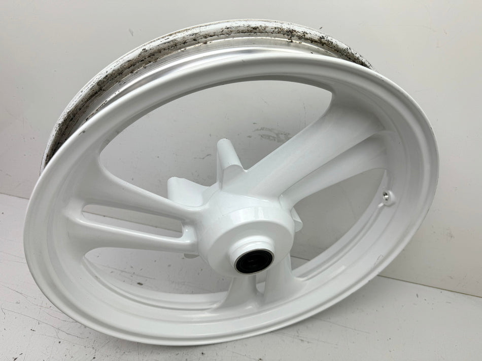 HONDA NTV 650 RC33 REVERE Felge vorn Vorderrad Wheel unfallfrei J 17 x 2.50 weiß