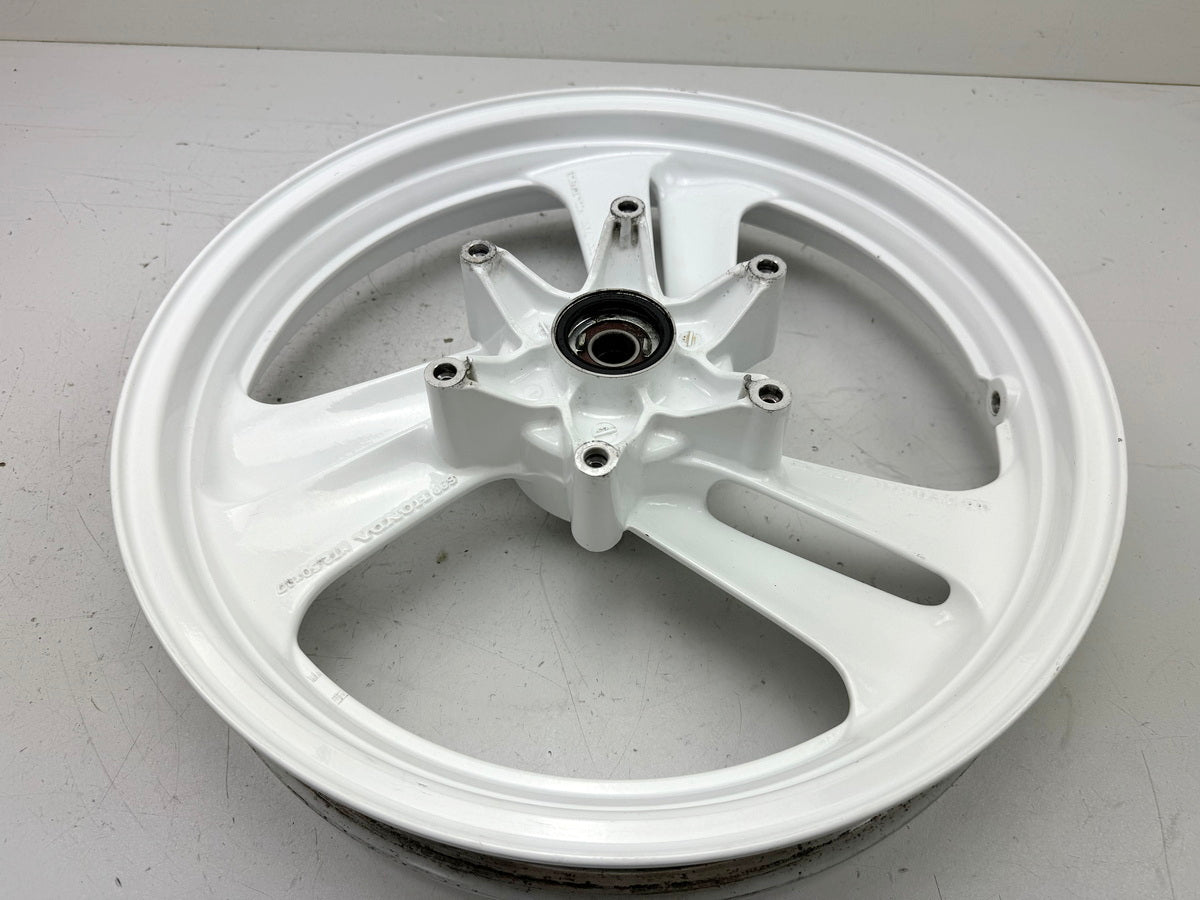 HONDA NTV 650 RC33 REVERE Llanta delantera Rueda delantera sin accidentes J 17 x 2.50 blanca