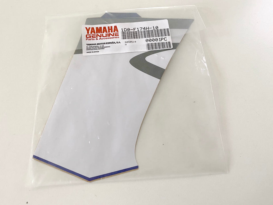 YAMAHA Adhesivo Emblema Tapa lateral original 1D0-F174H-10 DT125R - NUEVO