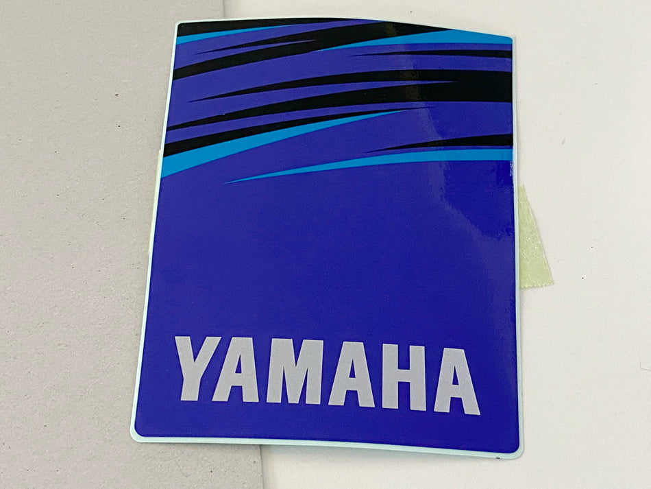 YAMAHA Pegatina emblema original 4ED-28368-10 para DT80 - NUEVO