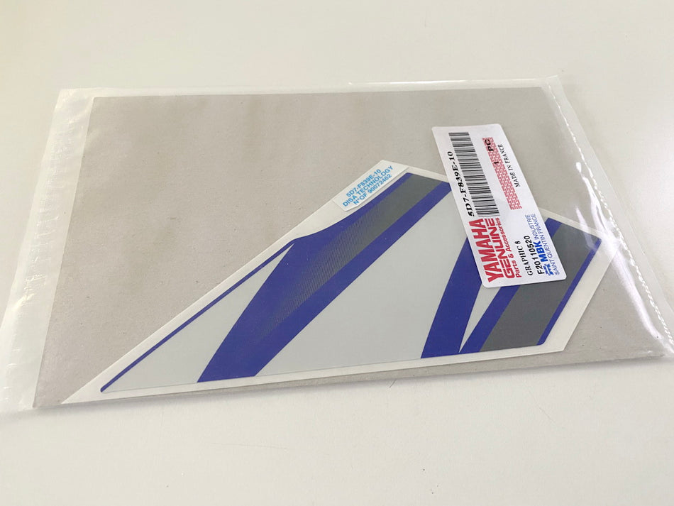 YAMAHA Sticker Emblem Graphic 8 original 5D7-F839E-10 for YZF-R125 - NEW