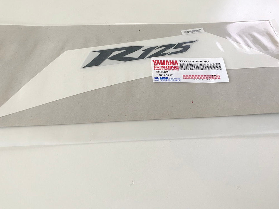 YAMAHA Sticker Cooling 2 Emblem original 5D7-F8368-00 for YZF-R125 - NEW