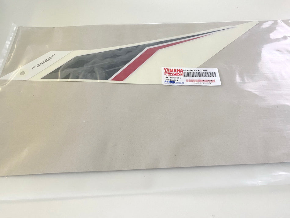 YAMAHA Sticker Emblem Graphic Set 1 original 22B-F173L-00 WR125 - NEW