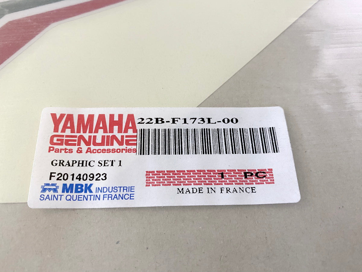 YAMAHA Aufkleber Emblem Graphic Set 1 original 22B-F173L-00 WR125 - NEU