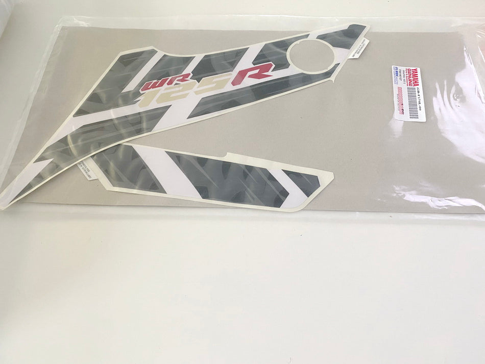 YAMAHA Sticker Emblem Graphic Set 2 original 22B-F174L-00 WR125 - NEW