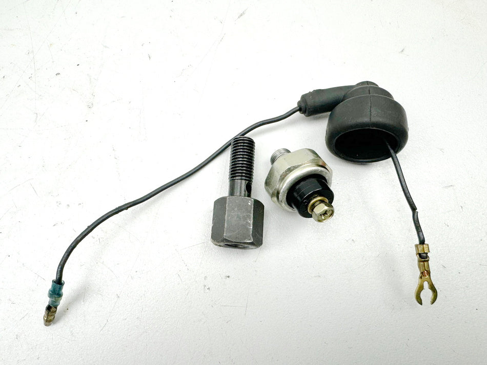 KAWASAKI EL 250 B Eliminator Öldruckschalter Halter Gewinde Motor Kabel