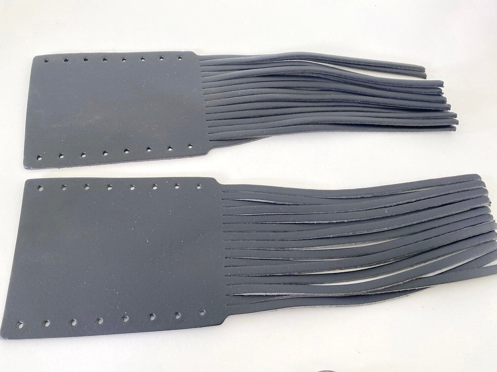 Highway Hawk Fransenreihe Leder Griffbezug 2 Stück Quasten - NEU