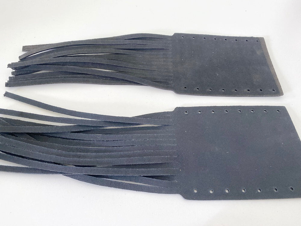Highway Hawk Fransenreihe Leder Griffbezug 2 Stück Quasten - NEU