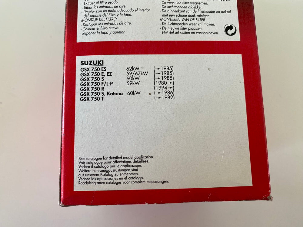 Champion Luftfilter V307 Air Cleaner für Suzuki GSX 750 - NEU