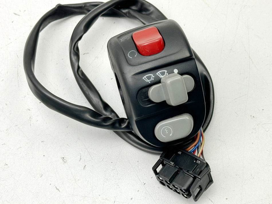 BMW C1 125 200 ABS Conmutador derecho manillar Interruptor Parada emergencia Limpiaparabrisas